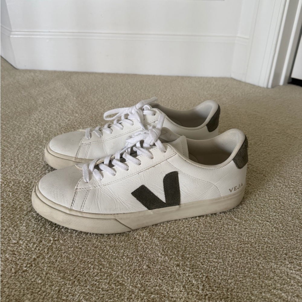 Men’s Veja Gray/Green White